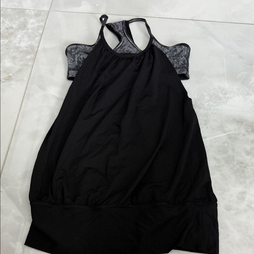 lululemon athletica Black Tank Top